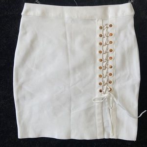 White skirt (fashion Nova)